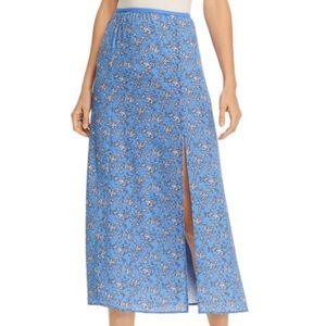 French connection floral printed midi skirt